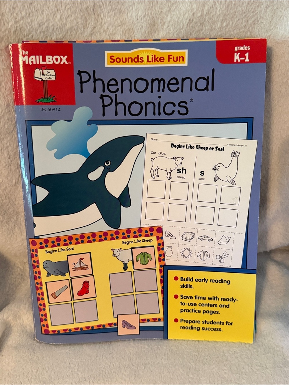 ‼️3/$10‼️ Phenomenal Phonics K-1 Workbook